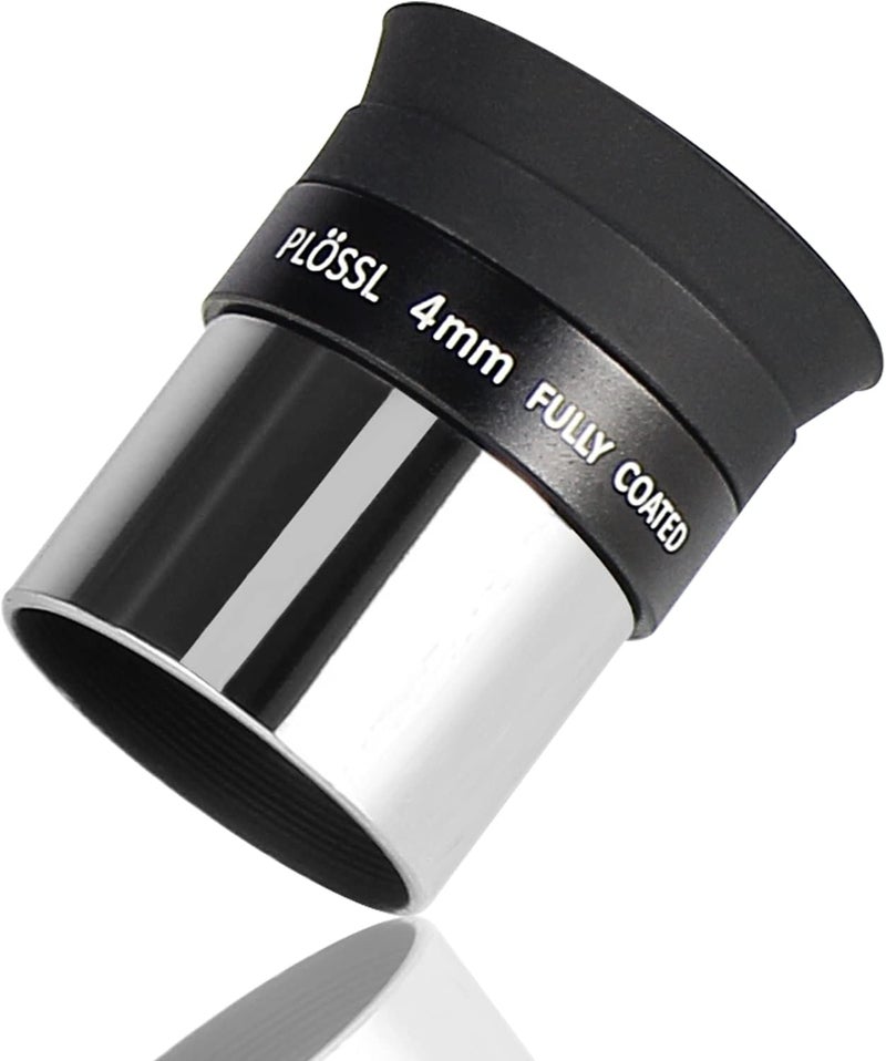 Celticbird 1.25inch Fully MultiCoated Plossl Telescope Eyepiece 4mm 4-Element Plossl Design Telescope Accessory Astronomy Gifts Threaded for Standard 1.25inch Astronomy Filters - Image 1